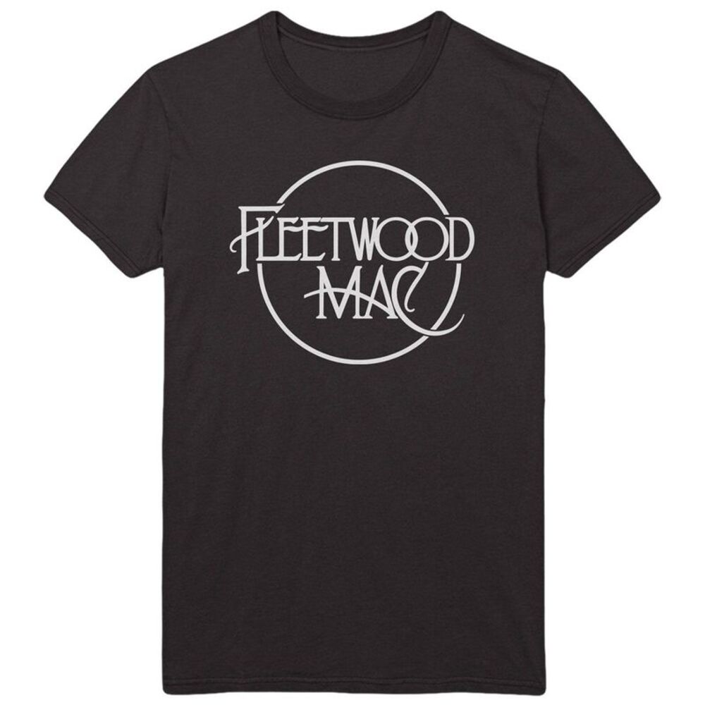 Fleetwood Mac Unisex Adult Logo T-Shirt / Black